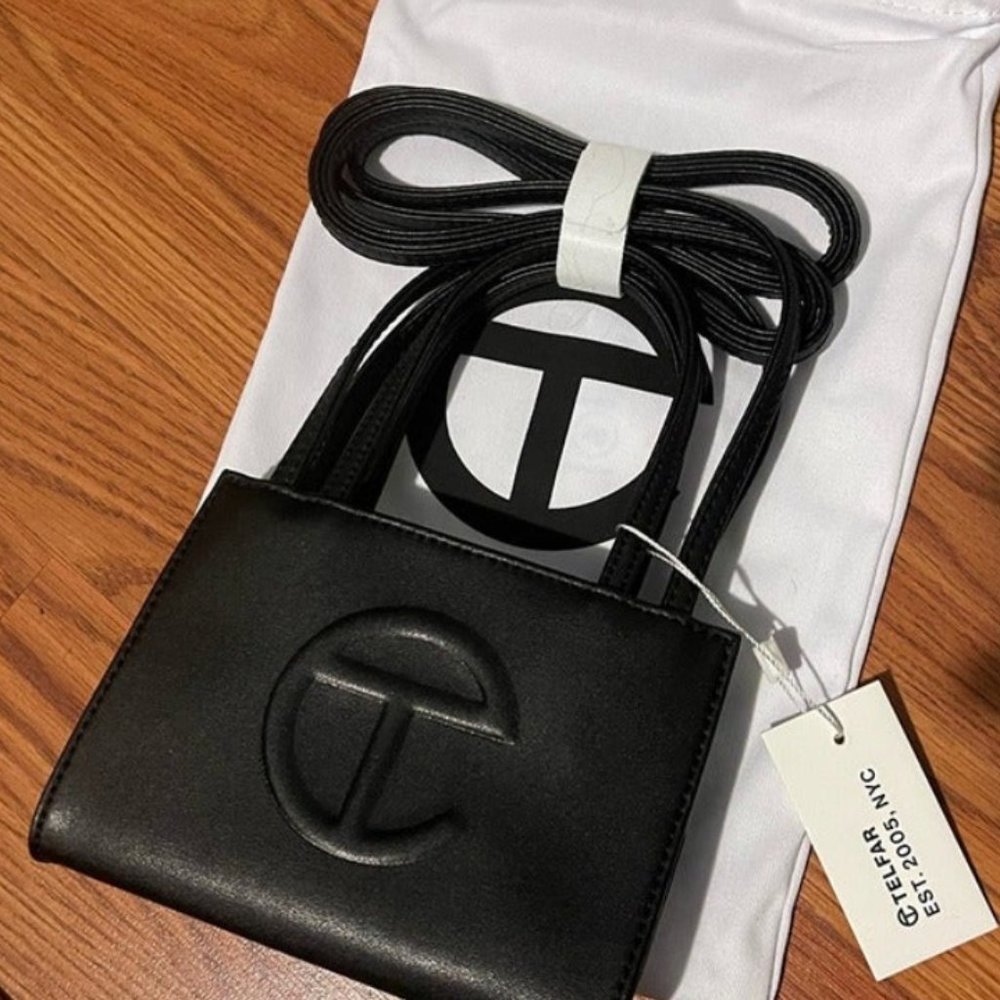 Telfar Small Black Shopping Bag - Picture 1 of 3
